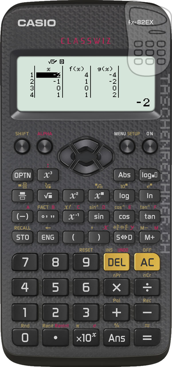 Casio FX-991EX Original Wissenschaftlich Rechner Classwiz 552 Funktion