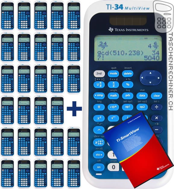 TI34 MultiView Teacher Pack calculator.ch