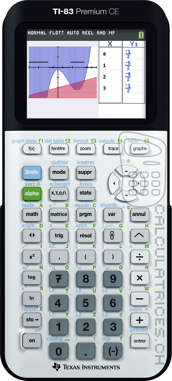 TI83 Premium CE Edition Python calculator.ch