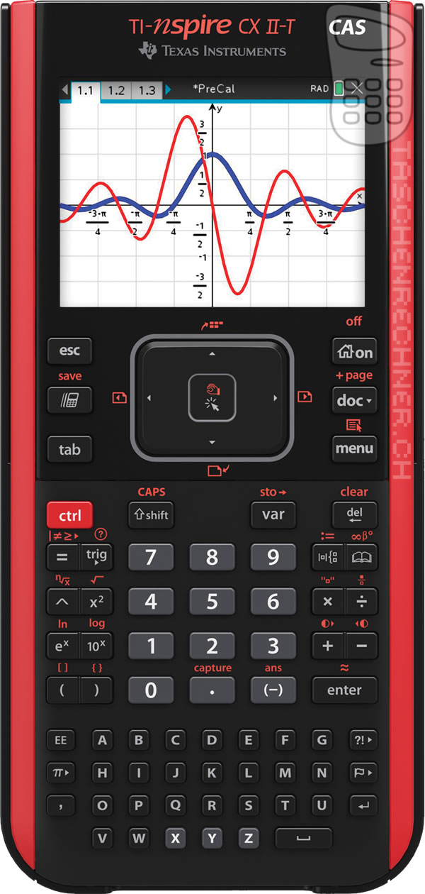 thumbnail image 2 of TI-Nspire CX II CAS Color Graphing Calculator 2 of 9
