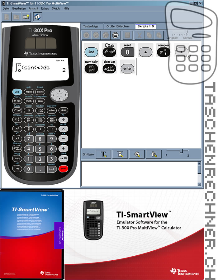 TISmartView TI30X Pro MultiView calculator.ch