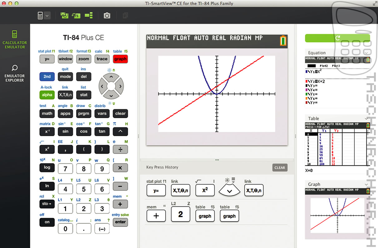 TISmartView CE Emulator Software for the TI84 Plus Family (Single