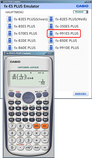 Casio FX-ES PLUS Emulator